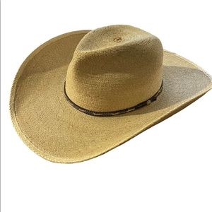 Alamo Cowboy Hat - With Iron weave and leather inside trim